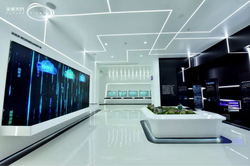 展馆设计行业案例分享：紫光芯城品牌展厅 以科技领航成都未来